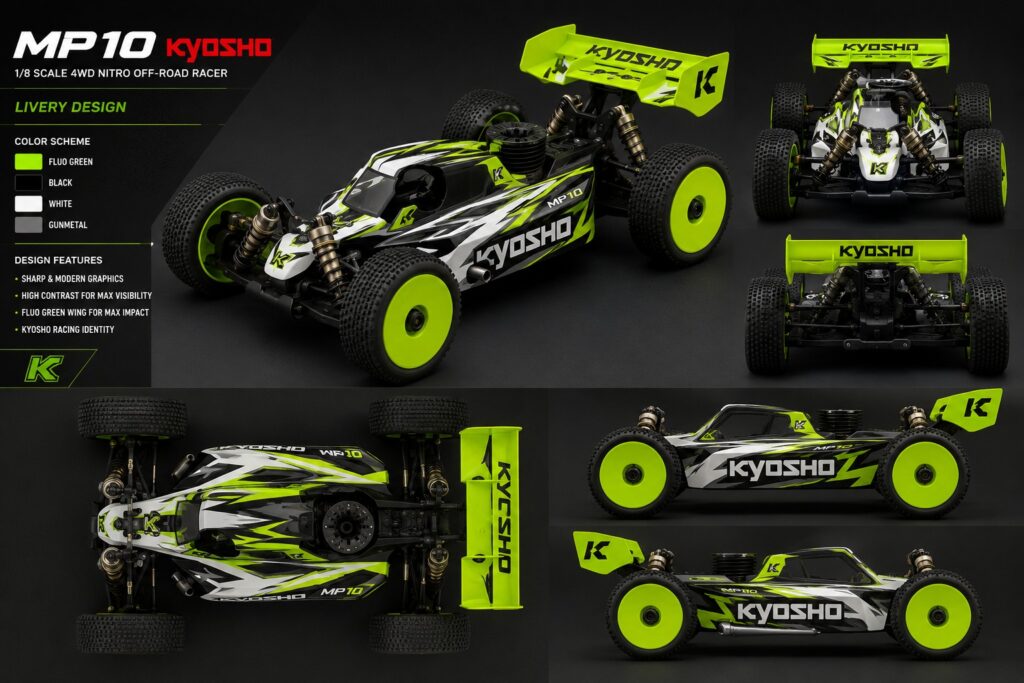 Kyosho MP10 TKI2 · Detail