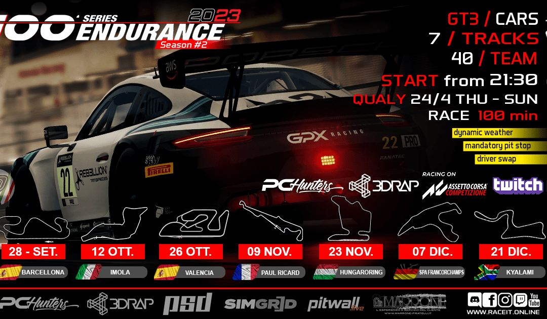 100 Endurance Series 2023
